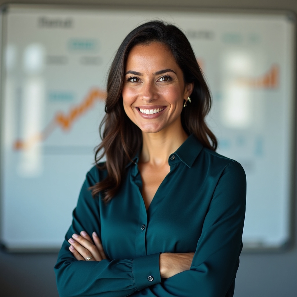Workshop facilitator, woman leading a group session